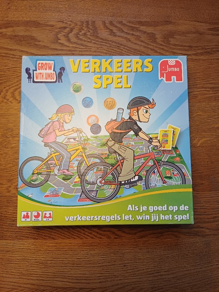 Verkeersspel, Een of twee spelers, Ophalen of Verzenden, Gebruikt, Jumbo
