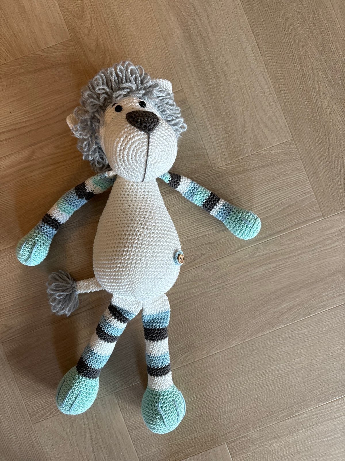 Grote gehaakte leeuw handmade nieuw!, Ophalen of Verzenden, Nieuw, Overige typen