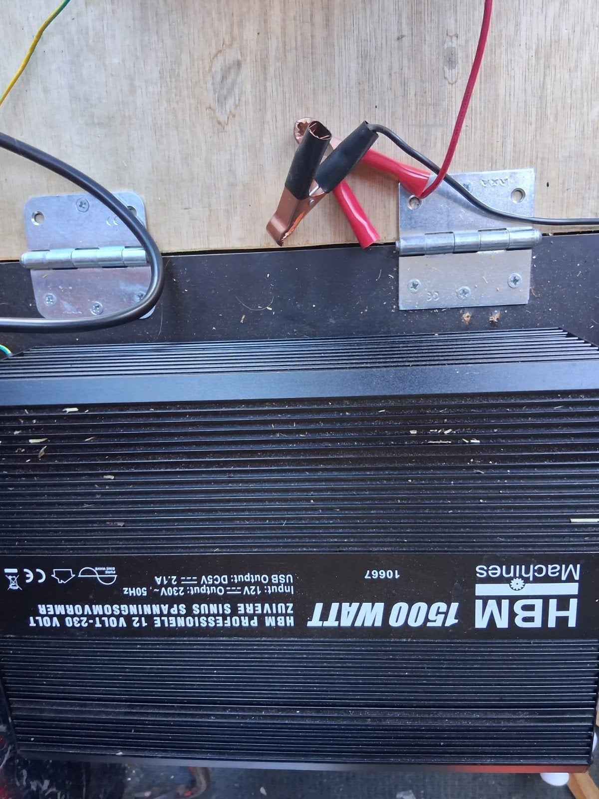 Omvormer met accu's 1400Ah Incl lader, Ophalen, Nieuw