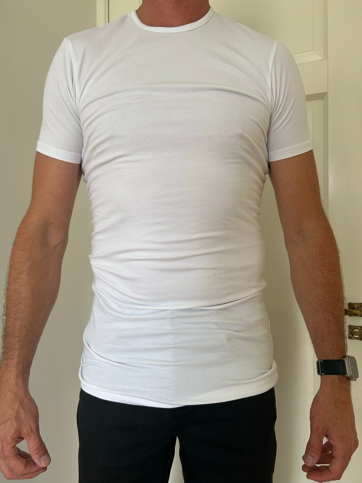 Maat M/XLF - Girav Long Fit T-shirt Wit, Ophalen of Verzenden, Zo goed als nieuw, Maat 52/54 (L), Wit
