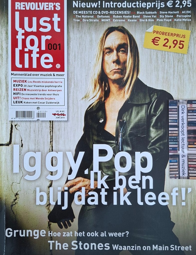 Lust for life, nr 1, 2010; Iggy Pop, Lou Reed, The Stones, Ophalen of Verzenden, Zo goed als nieuw, Boek, Tijdschrift of Artikel