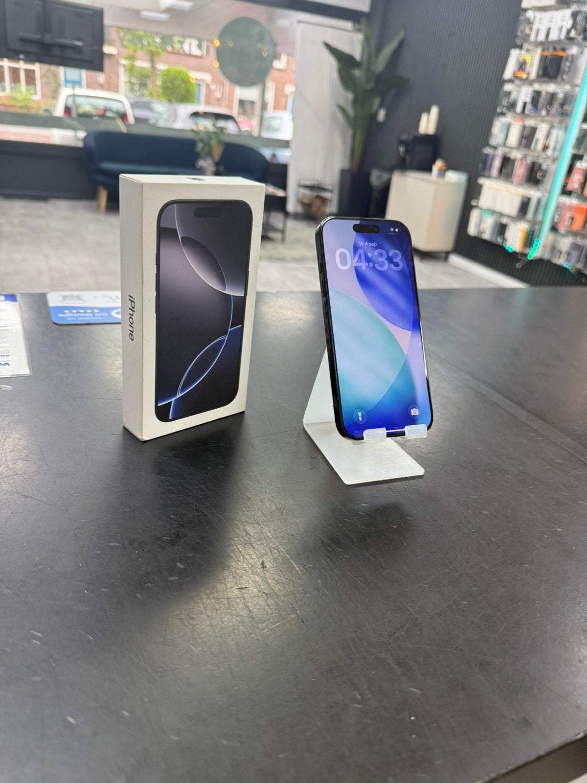 iPhone 16 Pro 256GB Zwart! Prima staat! Accu 91%! Garantie, Ifix, Ophalen of Verzenden, Zo goed als nieuw, Ifixi