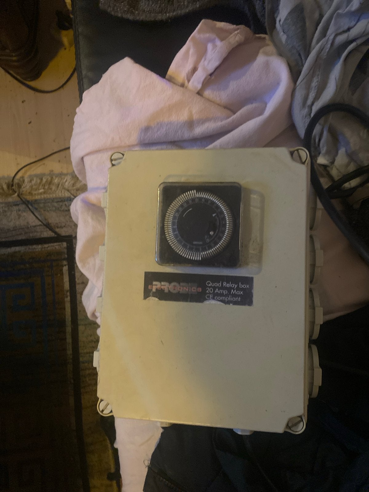 ProNice Quad Relais Box met Timer - 20 Amp Max, Ophalen, Gebruikt, Overige merken, Relais