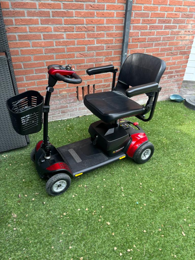Mooie Pride Gogo opvouwbare scootmobiel nieuwe accu’s, Diversen, Ophalen, Inklapbaar, Gebruikt, Elektrische rolstoel