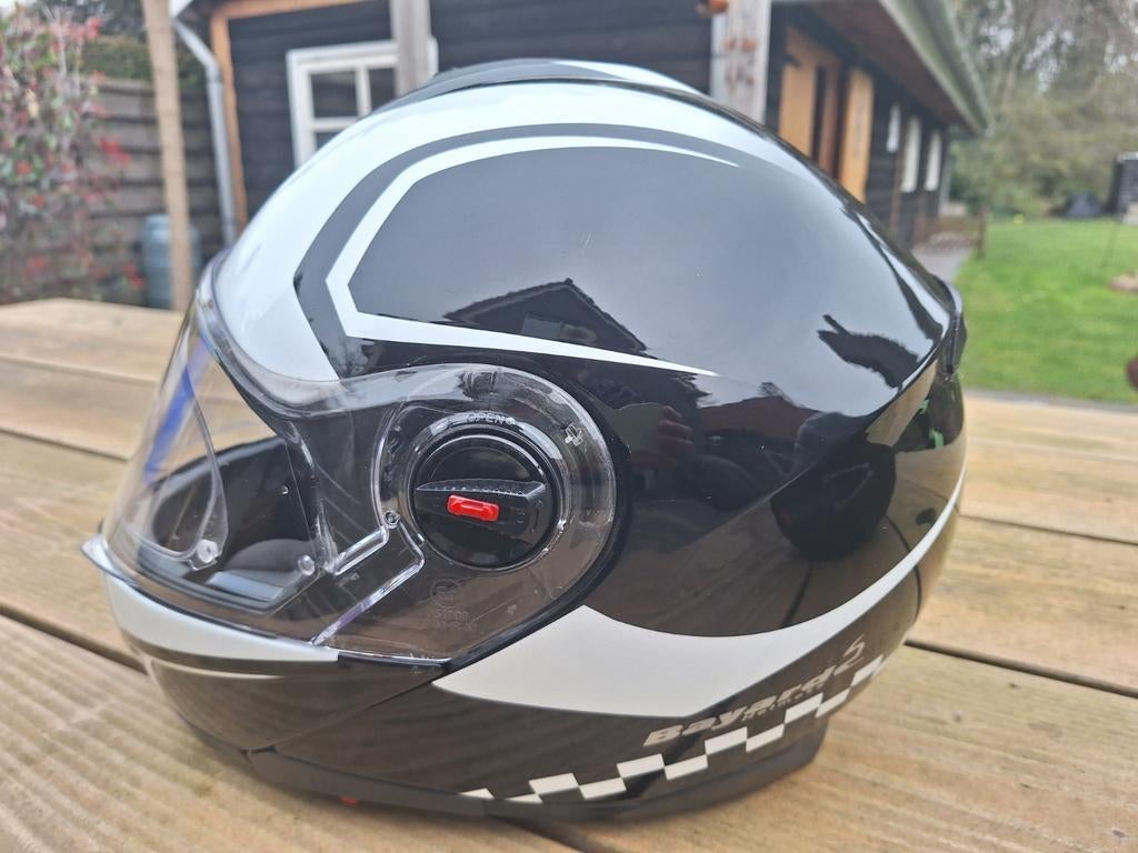 Bayard systeemhelm maat xl, Motoren, Systeemhelm, XL, Tweedehands, Ophalen