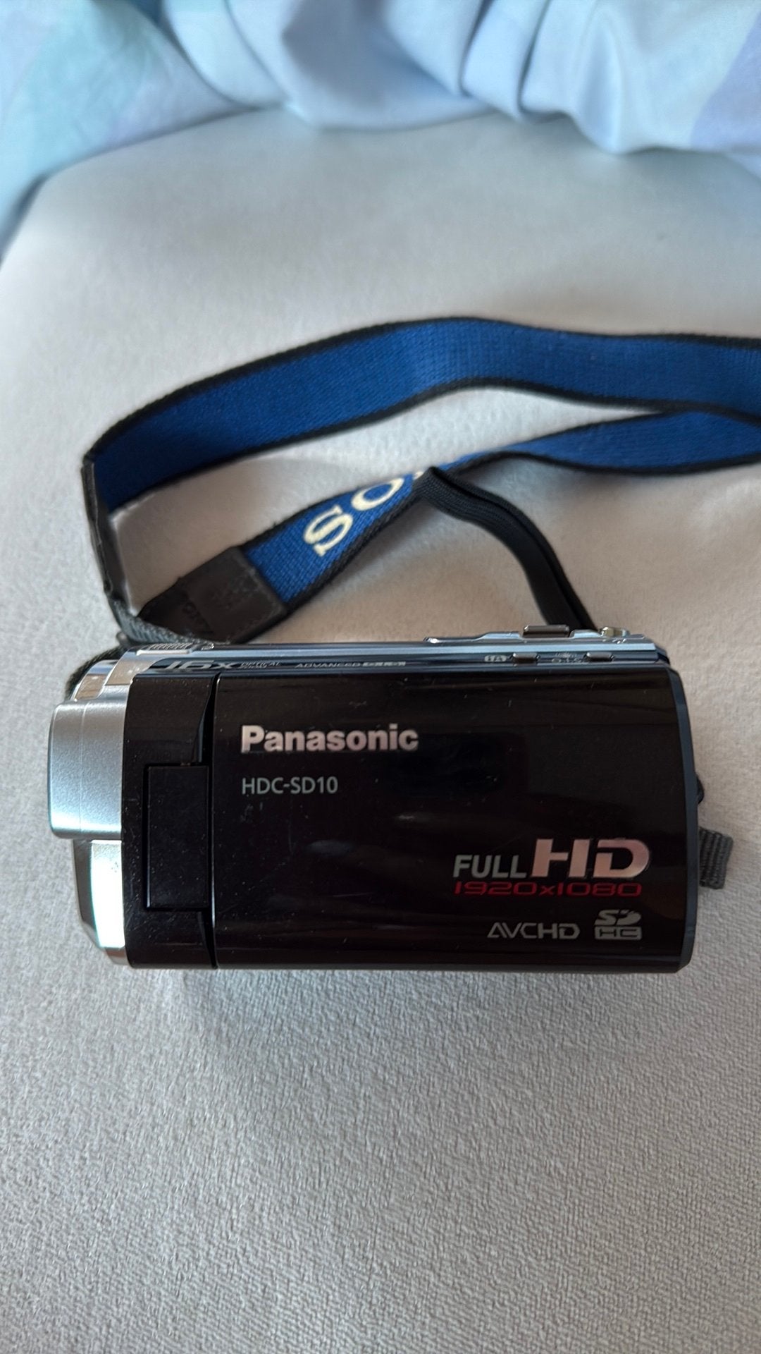 Panasonic HDC-SD10, Full HD, Panasonic, Ophalen of Verzenden, 8 tot 20x