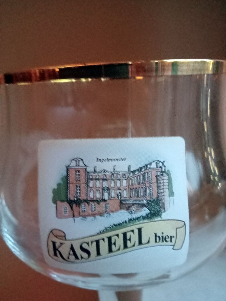 3 Vintage Kasteel bier KELKEN 0,25 L, Ophalen of Verzenden, Zo goed als nieuw, Glas of Glazen, Overige merken