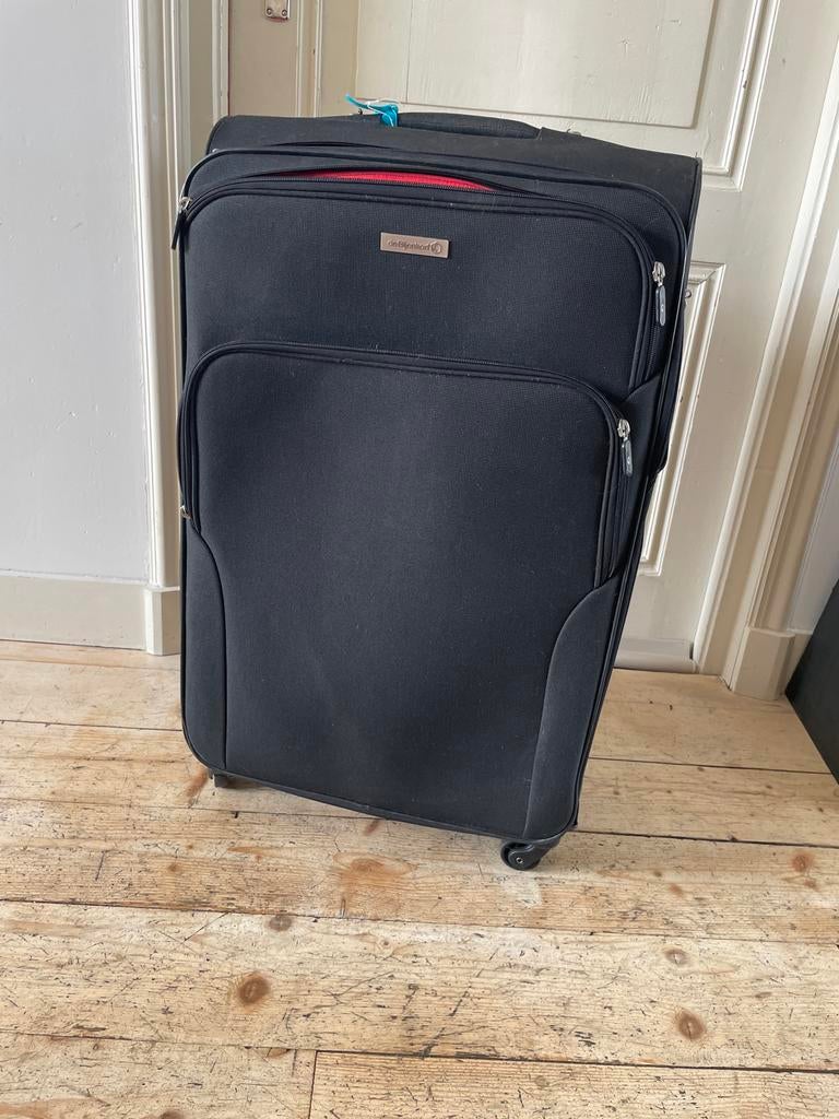 Zwarte samsonite reiskoffer met wieltjes, Ophalen, 30 cm of meer, Gebruikt, Zwart