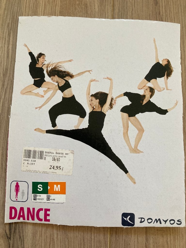 Yoga/danspak - Domyos, Maat 38/40 (M), Zwart, Domyos, Nieuw