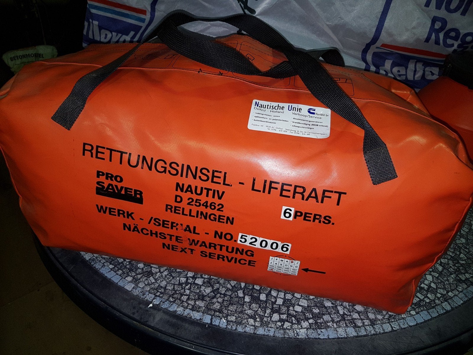 Reddingsvlot Pro Saver 6 personen, Ophalen of Verzenden, Gebruikt, Overige typen