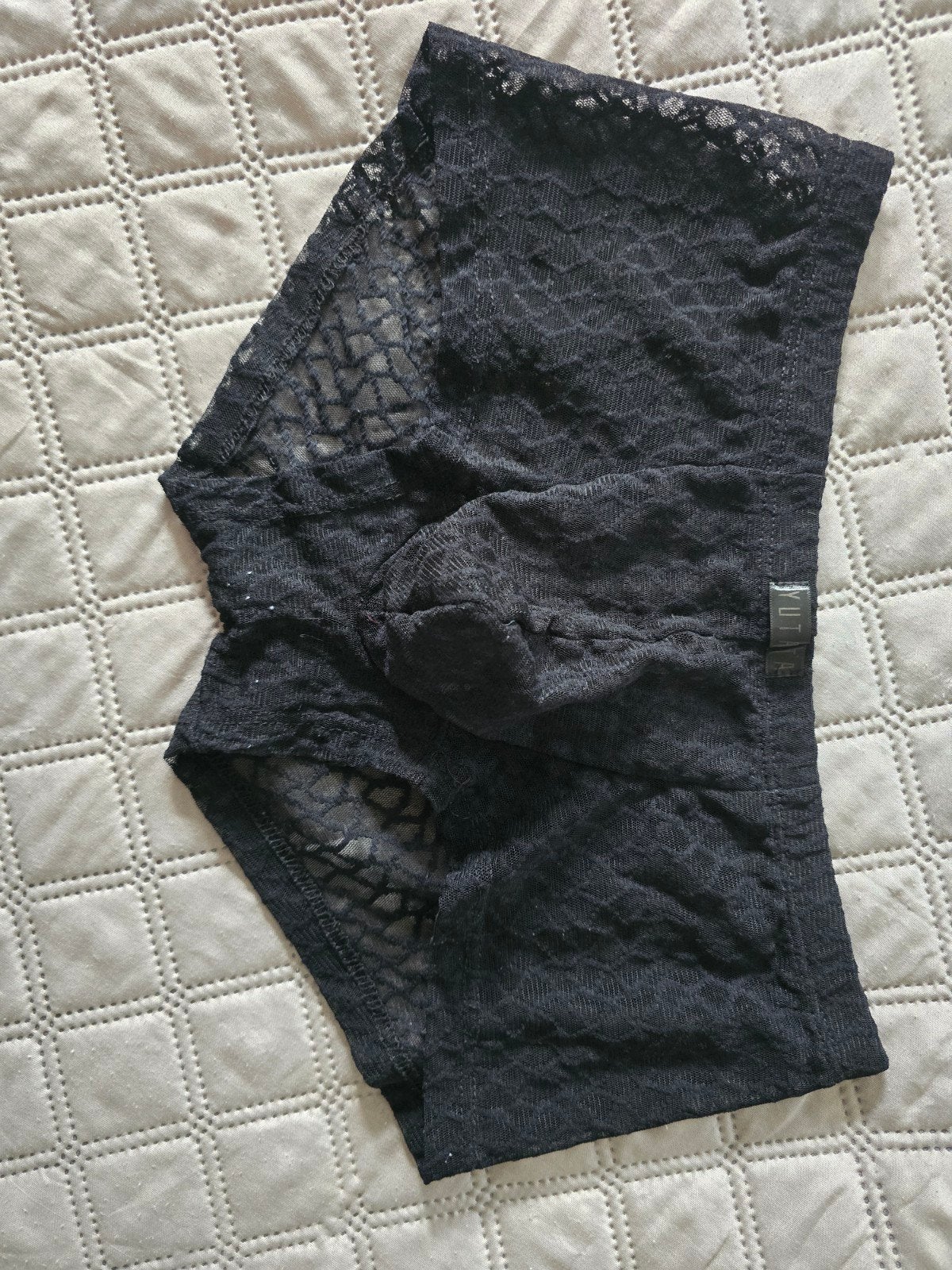 Heren Broekje - Zwart Kant maat M, Kleding | Heren, Ondergoed, Ophalen of Verzenden, Zwart, Onbekend, Slip