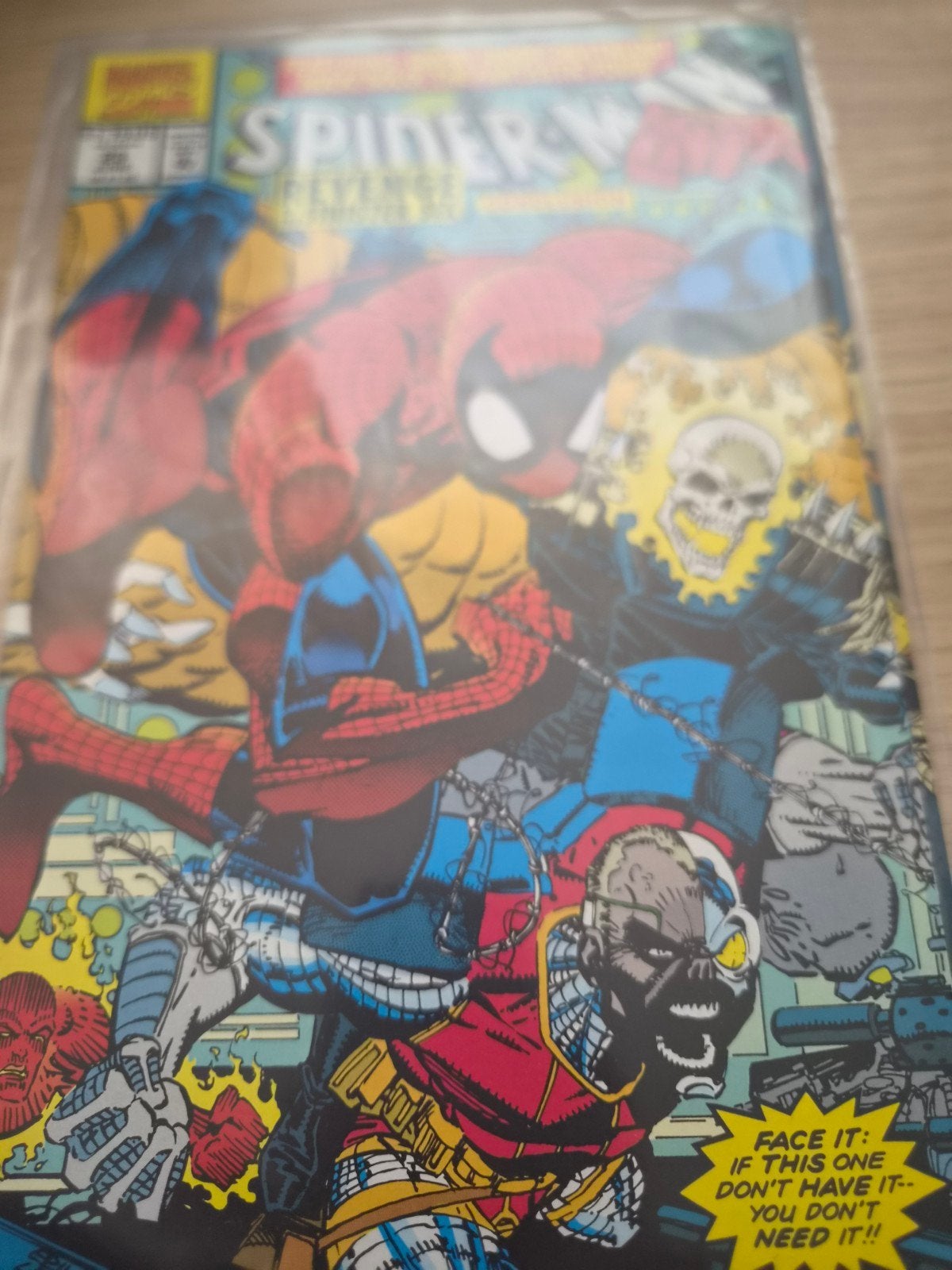 Spider-Man stripboek met Ghost Rider en Cable, Eén stripboek, Ophalen of Verzenden, Gelezen, Diverse