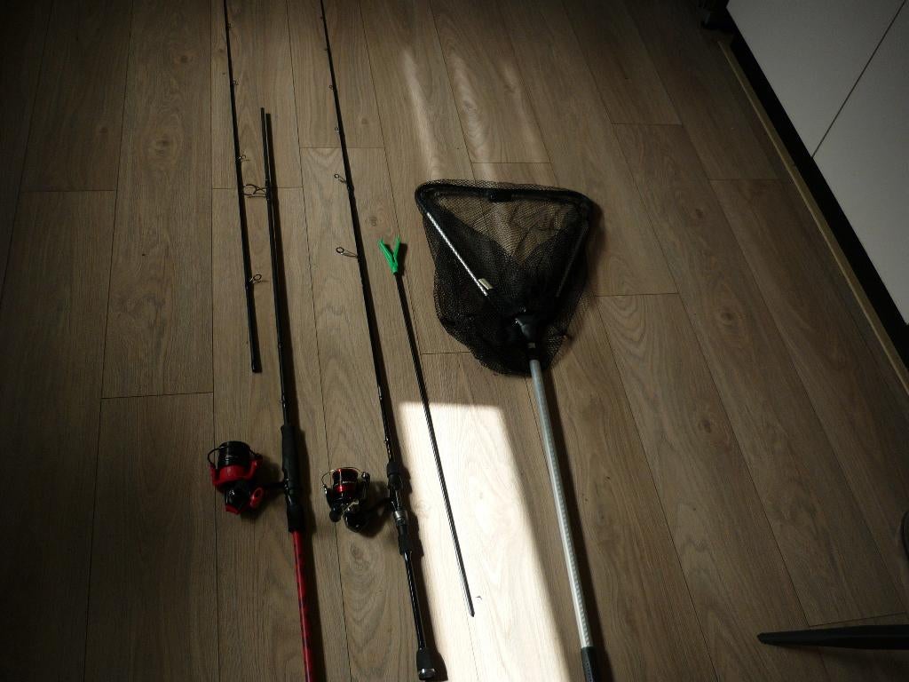 2x Vishengelset Abu Garcia en Westin W3, Watersport en Boten, Hengelsport | Roofvissen, Ophalen of Verzenden, Zo goed als nieuw