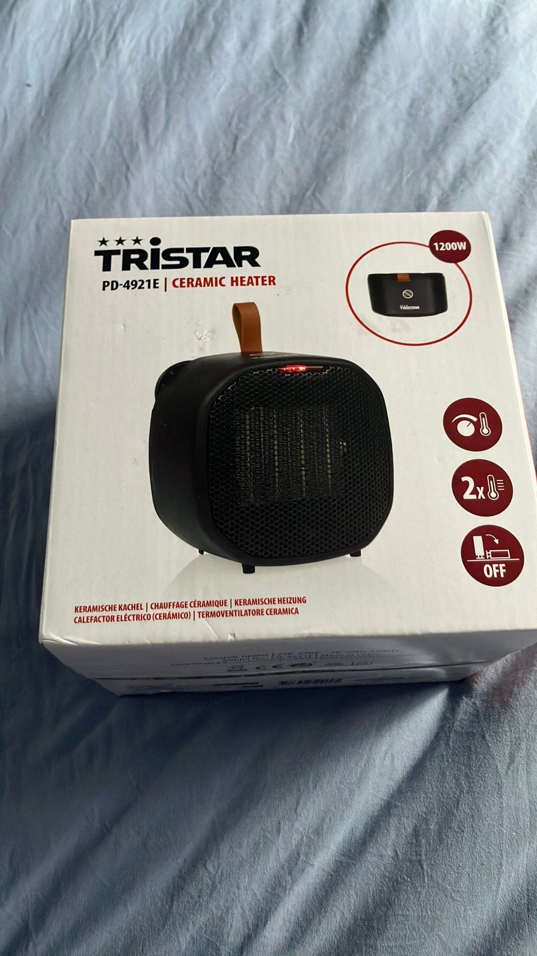 Tristar ceramic heater, Ophalen of Verzenden, Nieuw