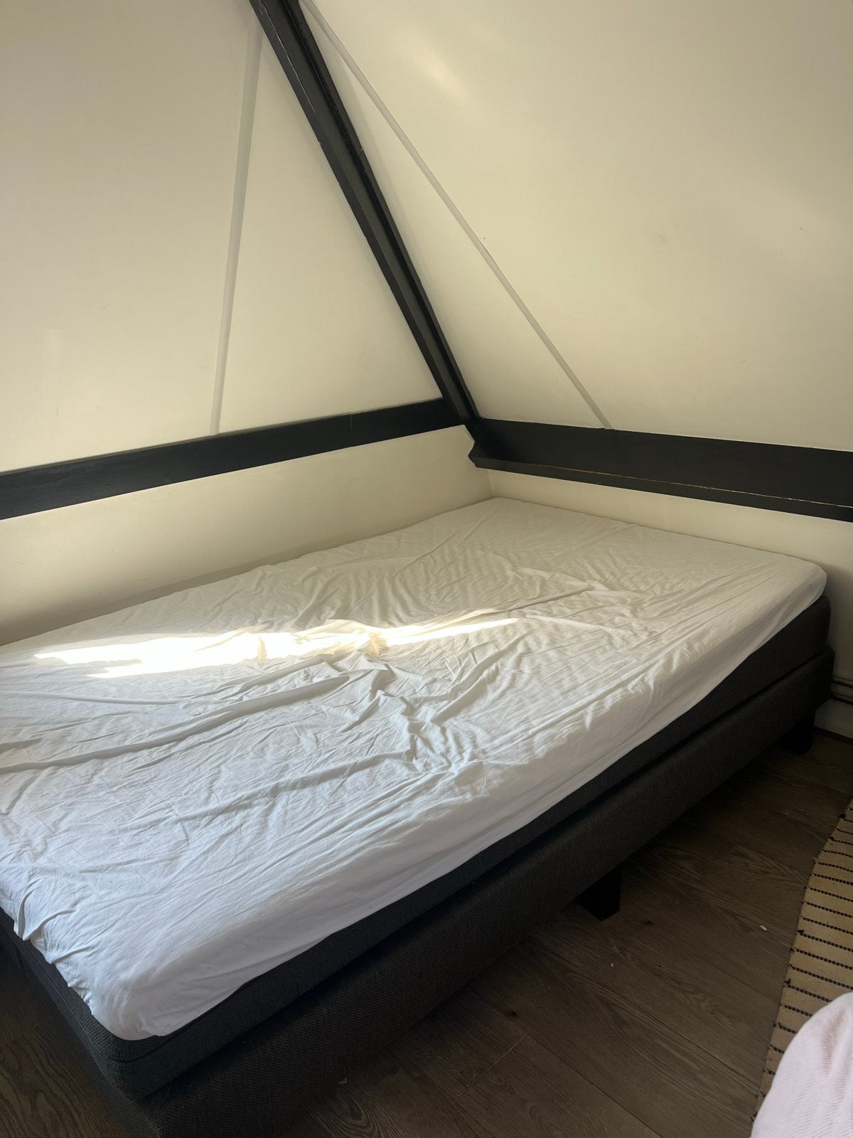 Twijfelaar bed 120x200 - Zo goed als nieuw, Ophalen, Zo goed als nieuw, Twijfelaar, 120 cm