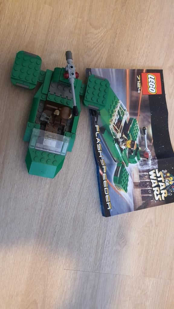 Lego Star Wars Flash Speeder 7124, Kinderen en Baby's, Speelgoed | Duplo en Lego, Star Wars, Lego, Ophalen of Verzenden, Zo goed als nieuw