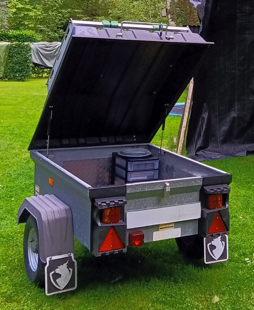 Saris aanhanger / bagagewagen / kampeerwagen, Ophalen, Gebruikt