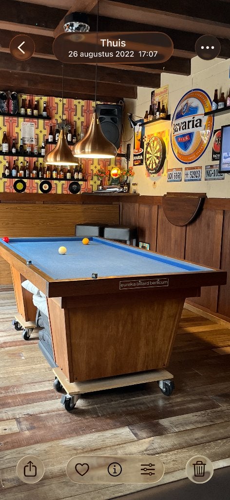 Eureka Biljart Berlicum Biljarttafel, Ophalen, Gebruikt, Biljarttafel