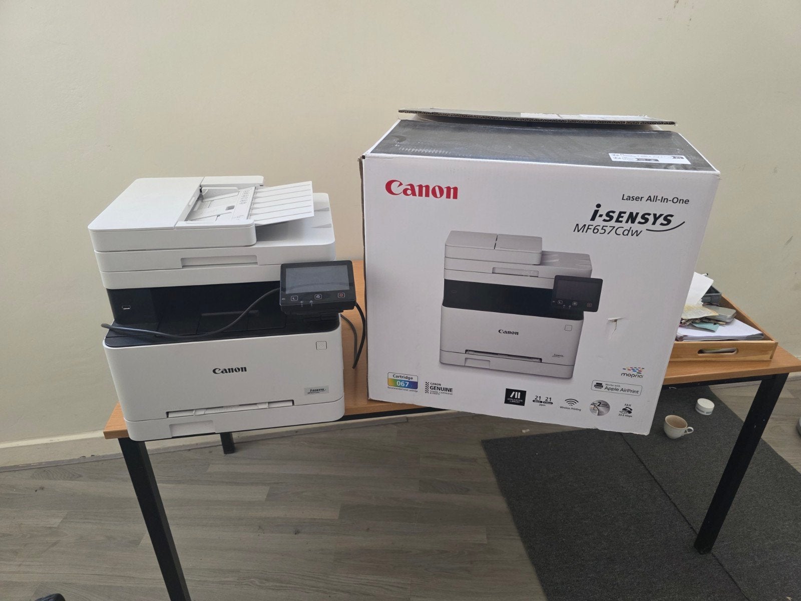 Canon i-SENSYS MF657Cdw All-in-One Laserprinter, Computers en Software, Printers, Canon, All-in-one, Draadloos, Ophalen of Verzenden