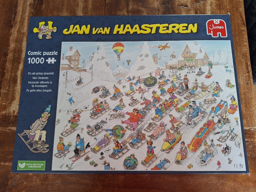 Jan van Haasteren, Ophalen, 500 t/m 1500 stukjes, Zo goed als nieuw, Legpuzzel