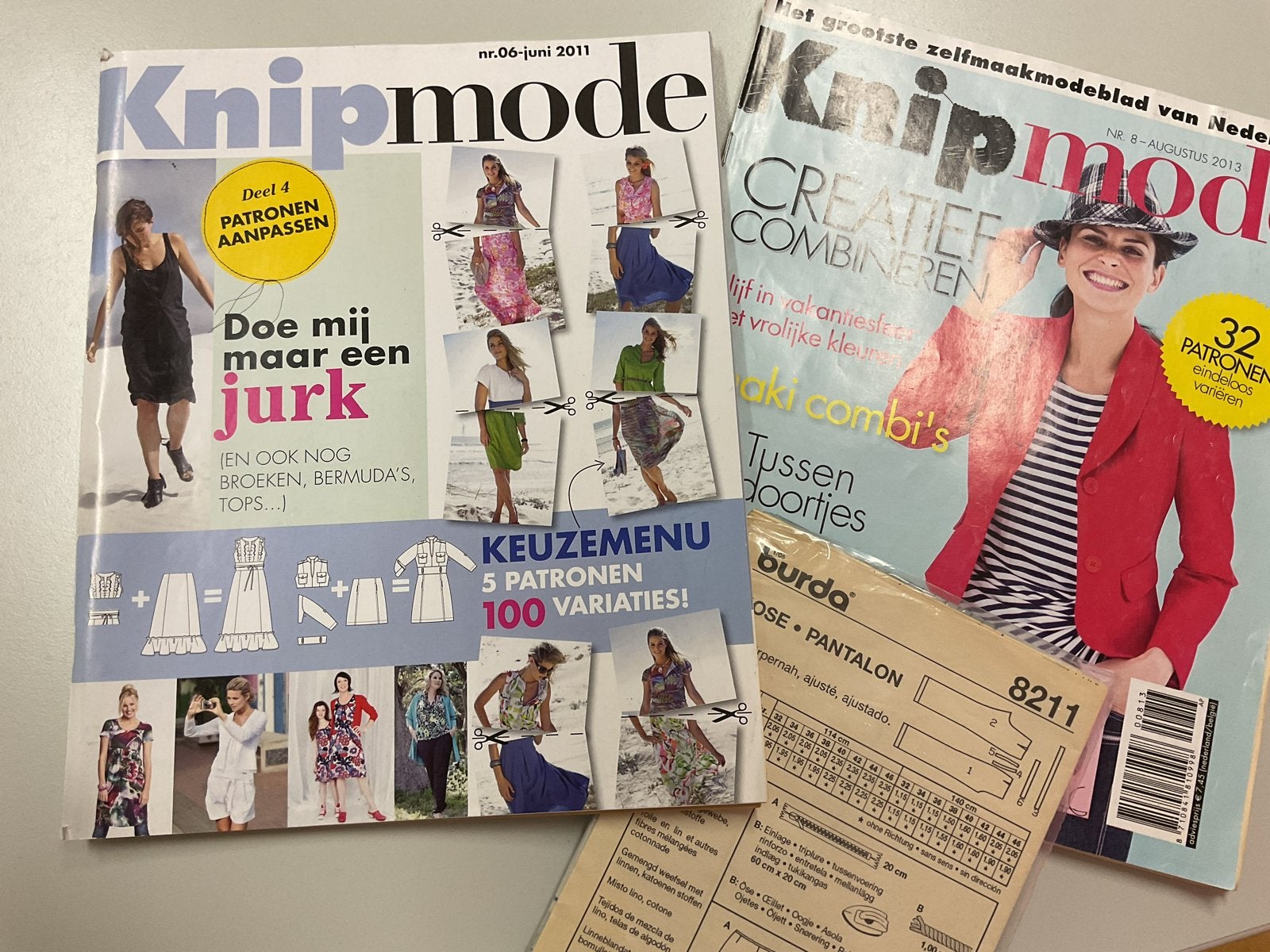 Knipmode en Burda modepatroonbladen, Vrouw, Ophalen of Verzenden, Knipmode, Overige typen