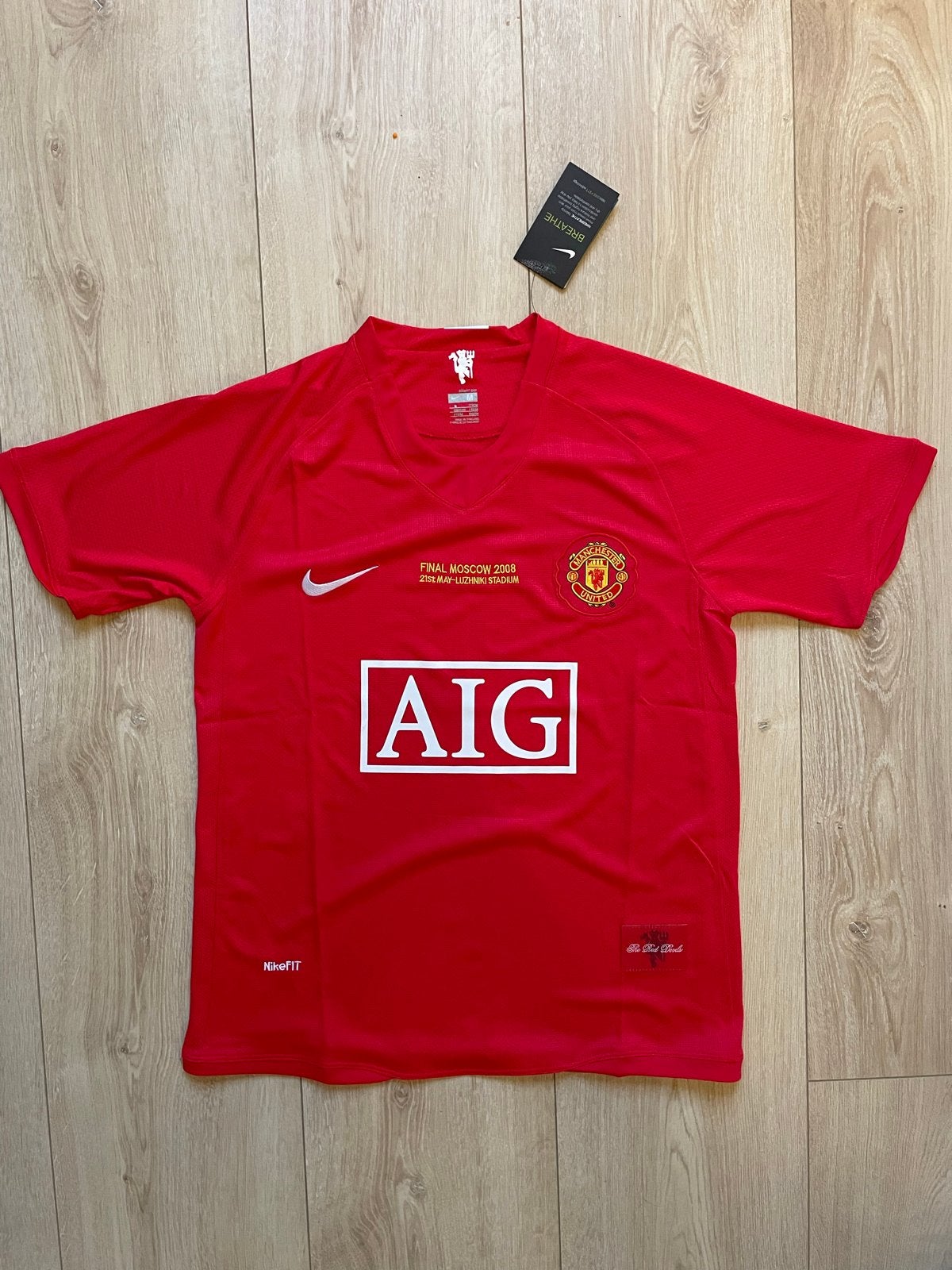 Manchester United Ronaldo Shirt Maat M, Maat M, Ophalen of Verzenden, Zo goed als nieuw, Shirt