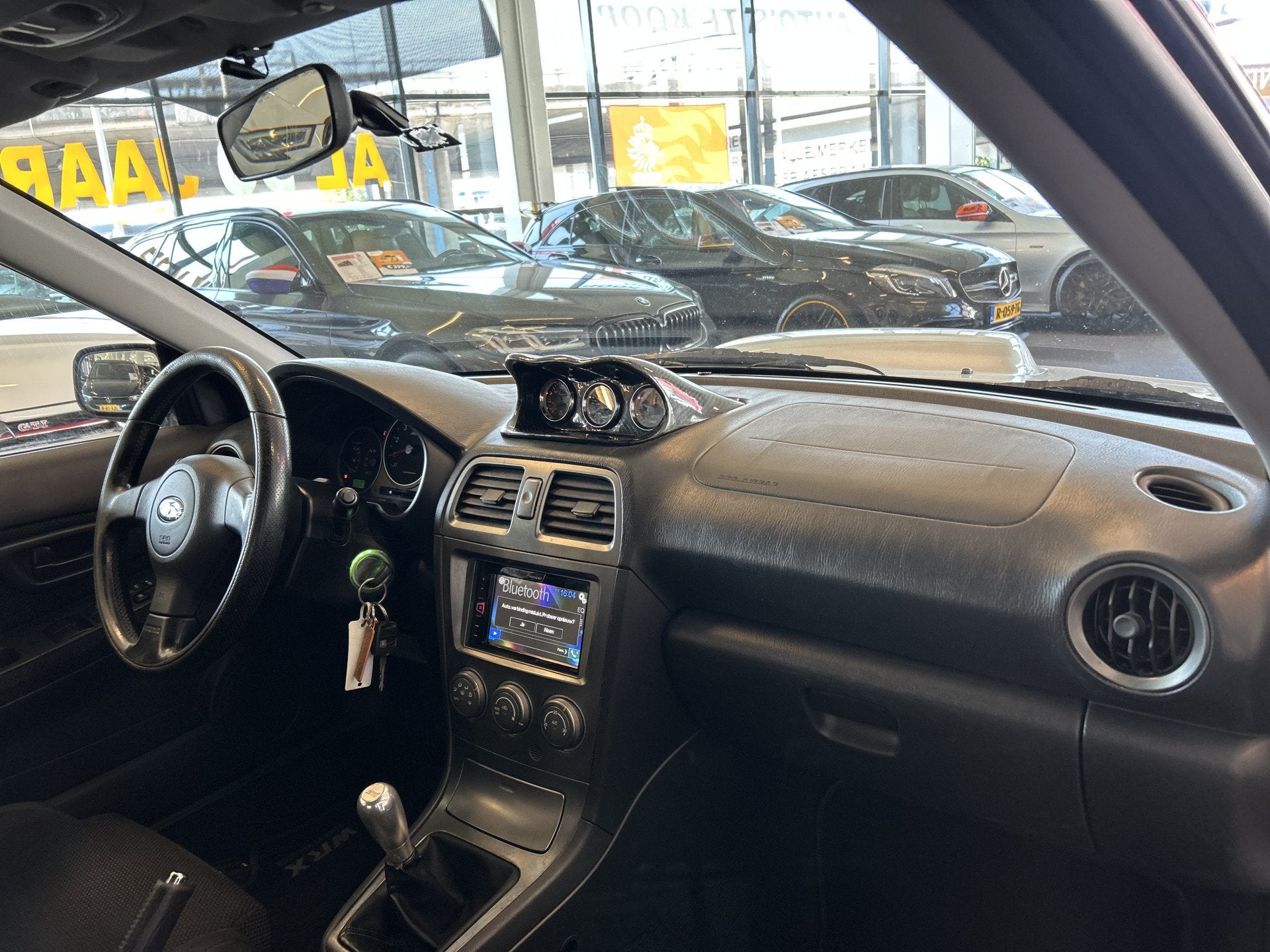 Subaru Impreza 2.5 WRX AWD | Nederlands geleverd | Multimedi, Auto's, Stof, Gebruikt, Zwart, 4 cilinders