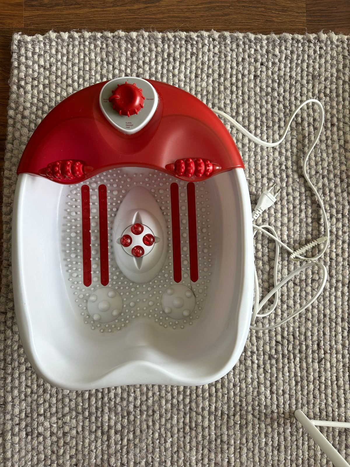 Voetenbad met massage en warmtefunctie, Ophalen of Verzenden, Gebruikt, Hand- en Voetverzorging