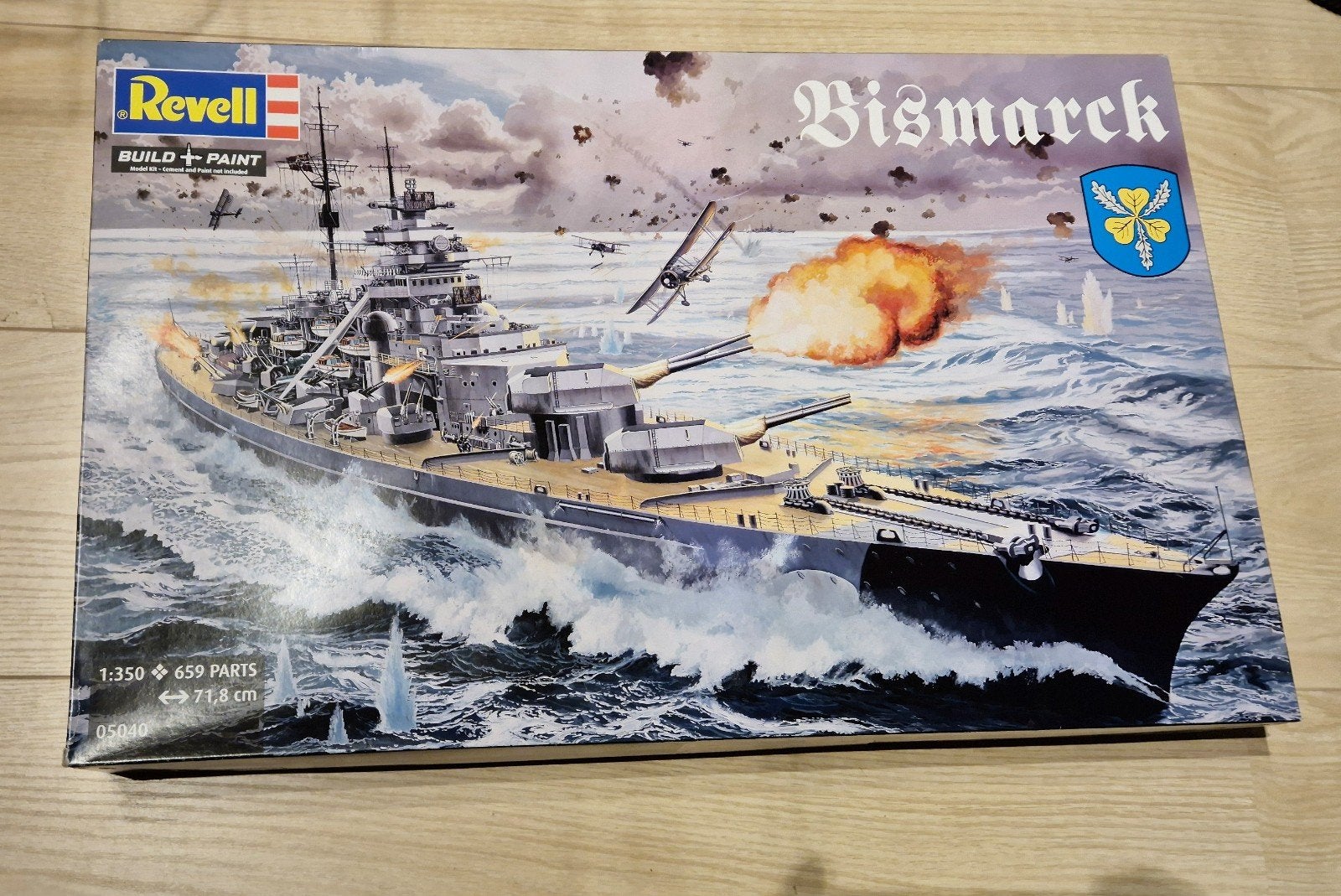 Revell Bismarck 05040 Modelbouwkit met Pontos Detail Up Set, Ophalen of Verzenden, Revell