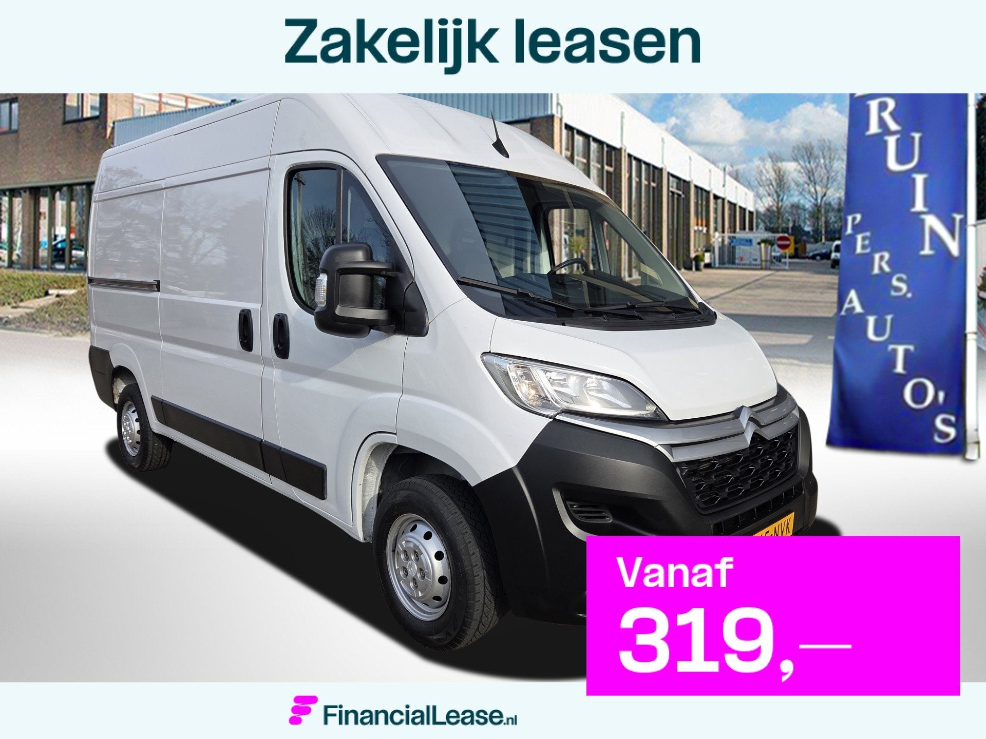 Opel Movano / Citroen Jumper HDi 88Kw-120Pk L2/H2 Cruisecont, Voorwielaandrijving, Stof, Gebruikt, 2500 kg