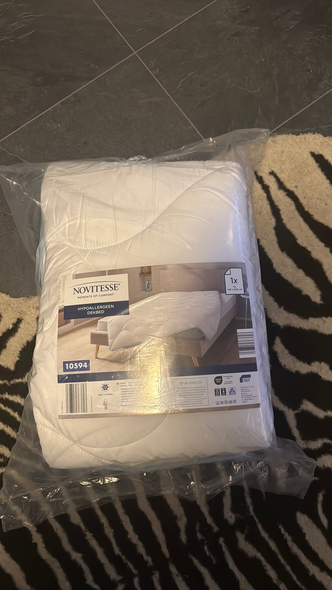 5€  dekbed 140x200 cm – Nieuw in verpakking 5€, Huis en Inrichting, Slaapkamer | Beddengoed, Ophalen, Eenpersoons, Wit, Deken of Dekbed