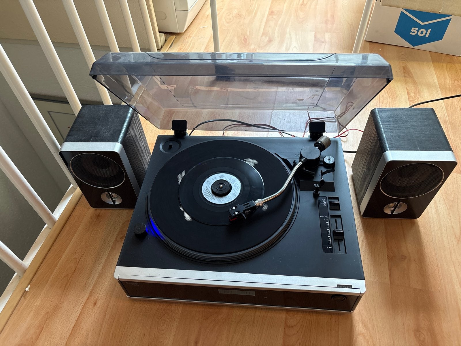 Soundmaster Highline Platenspeler met CD, SD, USB, Tuner, Gebruikt, Microset, Cd-speler, Ophalen