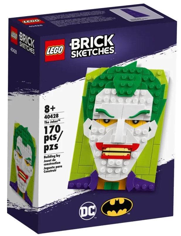 Lego Brick Sketches The Joker (40428) NIEUW, Overige thema's, Lego, Nieuw, Ophalen of Verzenden