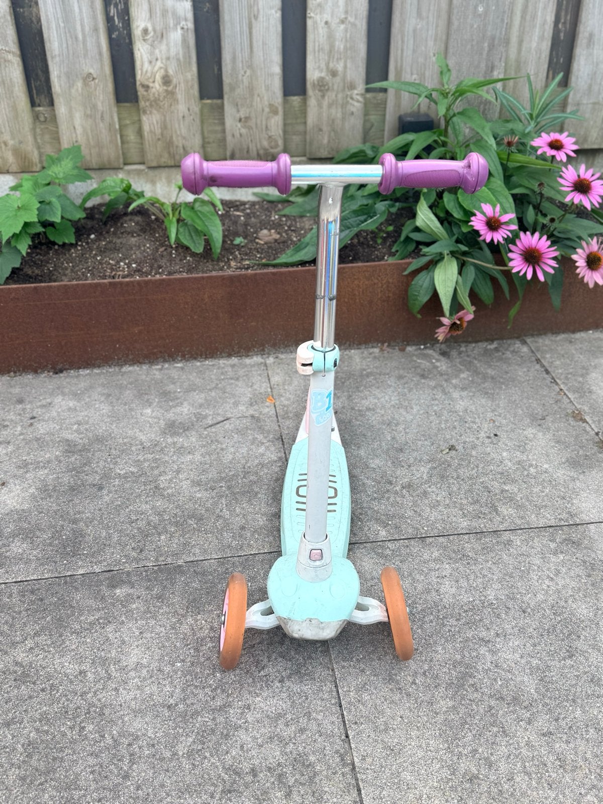 Verstelbare kinderstep Oxelo - 2-5 jaar 3 wielen, Fietsen en Brommers, Ophalen, Gebruikt, Gewone step