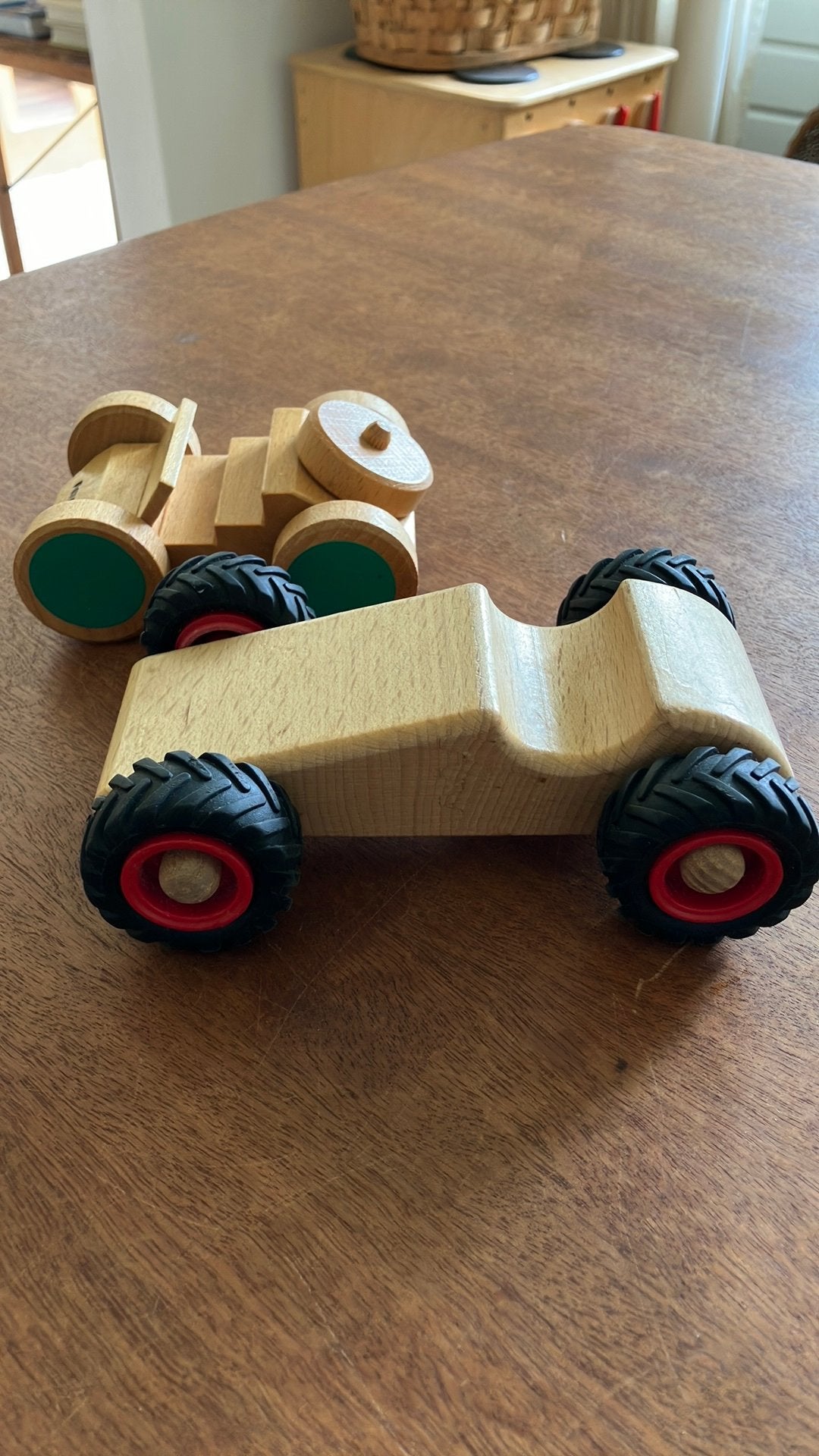 Fagus houten autos racewagen Speedy beukenhout, Kinderen en Baby's, Ophalen of Verzenden, Zo goed als nieuw