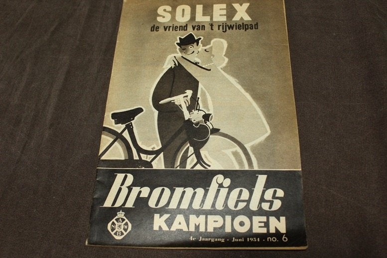 Blad bromfiets Kampioen juni 1954 OA. GMF Boy, Fietsen en Brommers, Ophalen of Verzenden, Nieuw