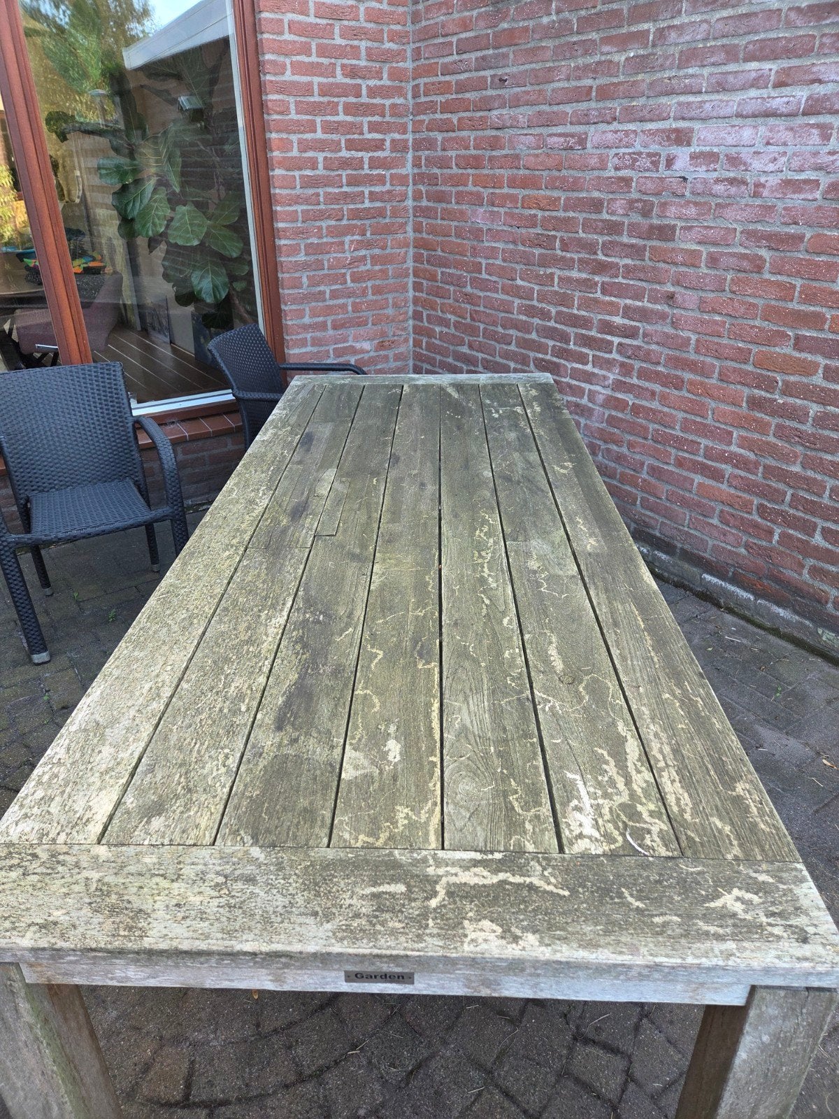 Garden collections houten tuintafel, Ophalen, Gebruikt, Rechthoekig, Hout