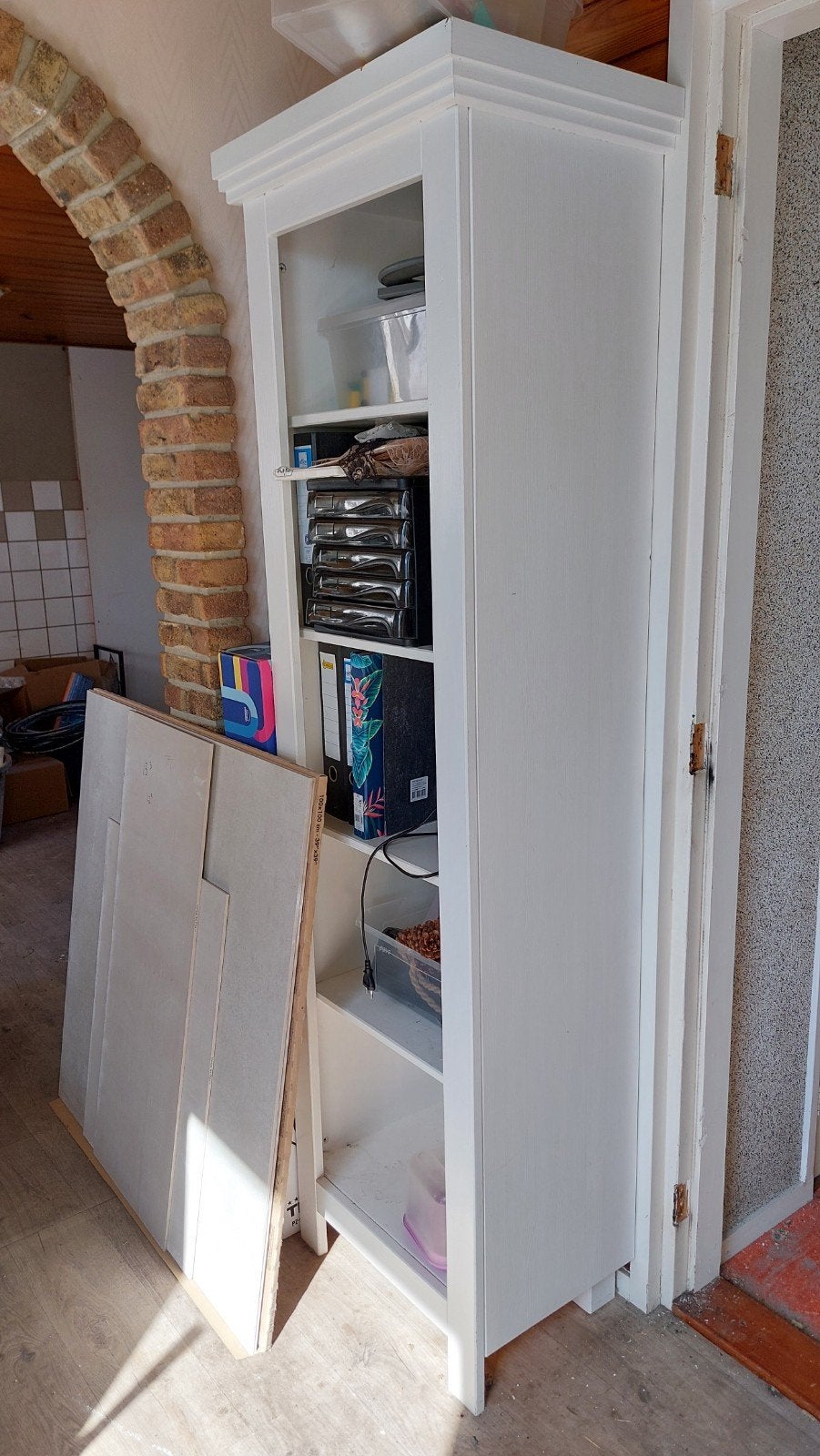 Witte eiken boekenkast, Ophalen, Gebruikt
