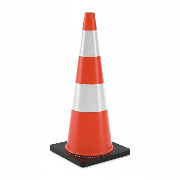 4 NIEUWE Verkeerskegel / Pionnen 75 cm extra zwaar, Ophalen, -, -, Nieuw