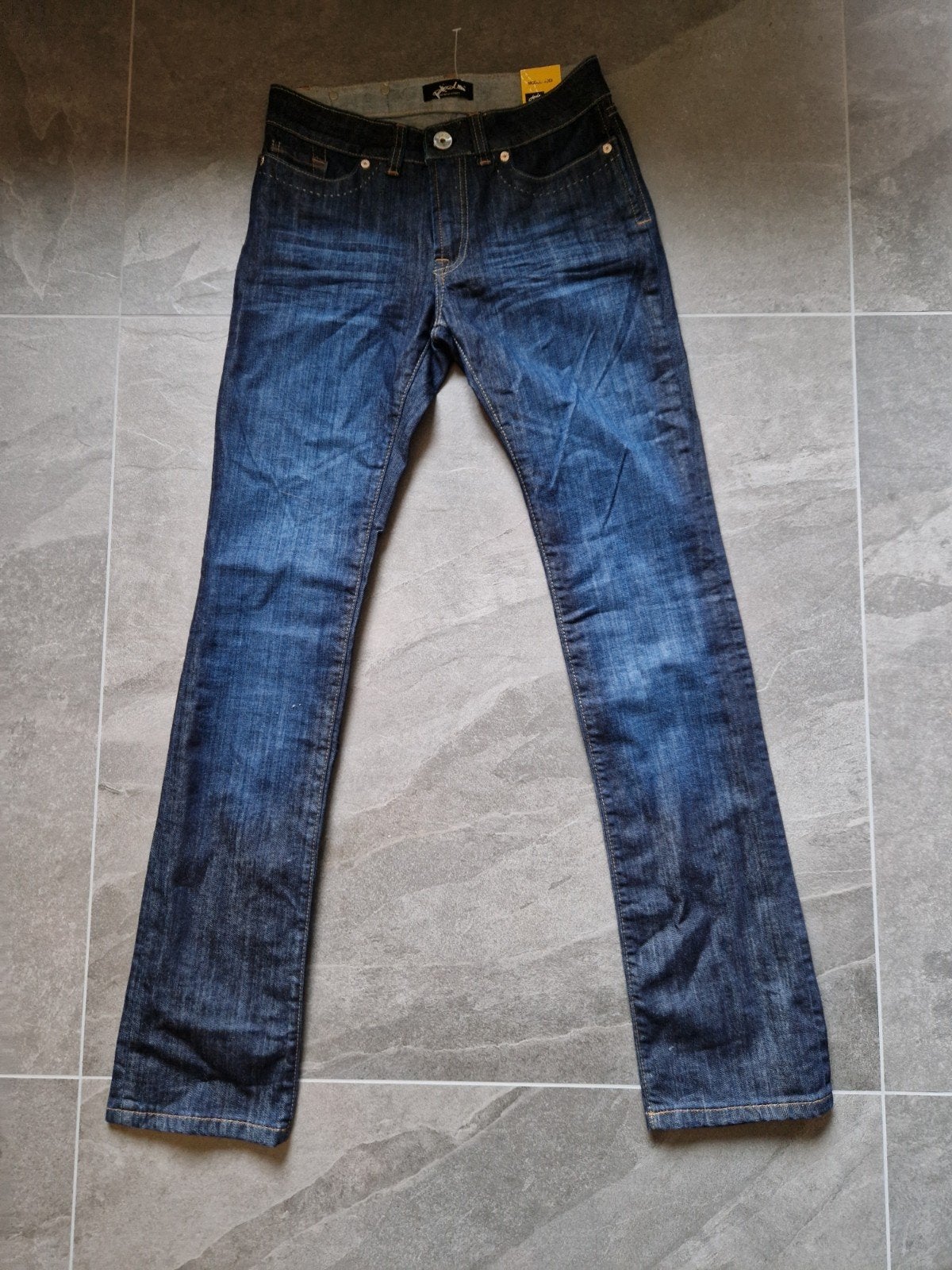Vintage deadstock y2k jeans Low waist W30, Ophalen of Verzenden, Nieuw, Blauw, W30 - W32 (confectie 38/40)