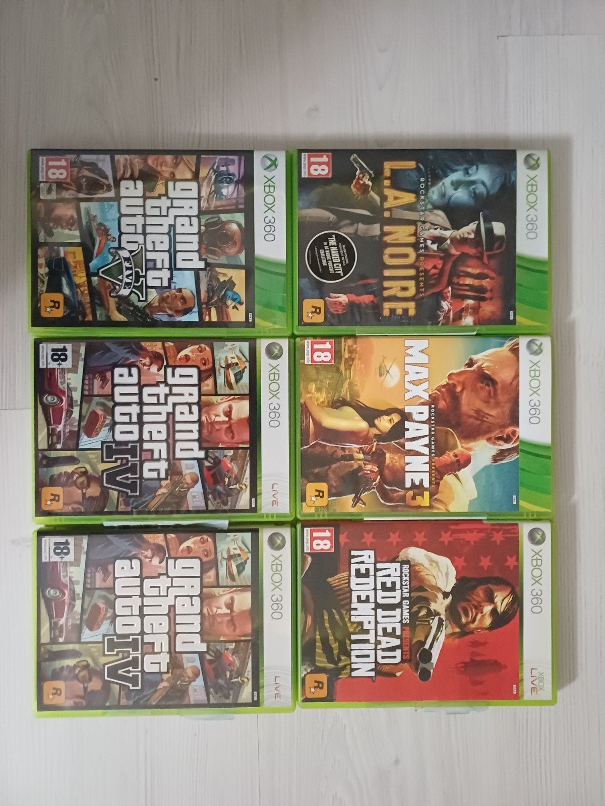 xbox 360 spellen gta 5 en 4, Avontuur en Actie, Vanaf 18 jaar, 1 speler, Ophalen of Verzenden