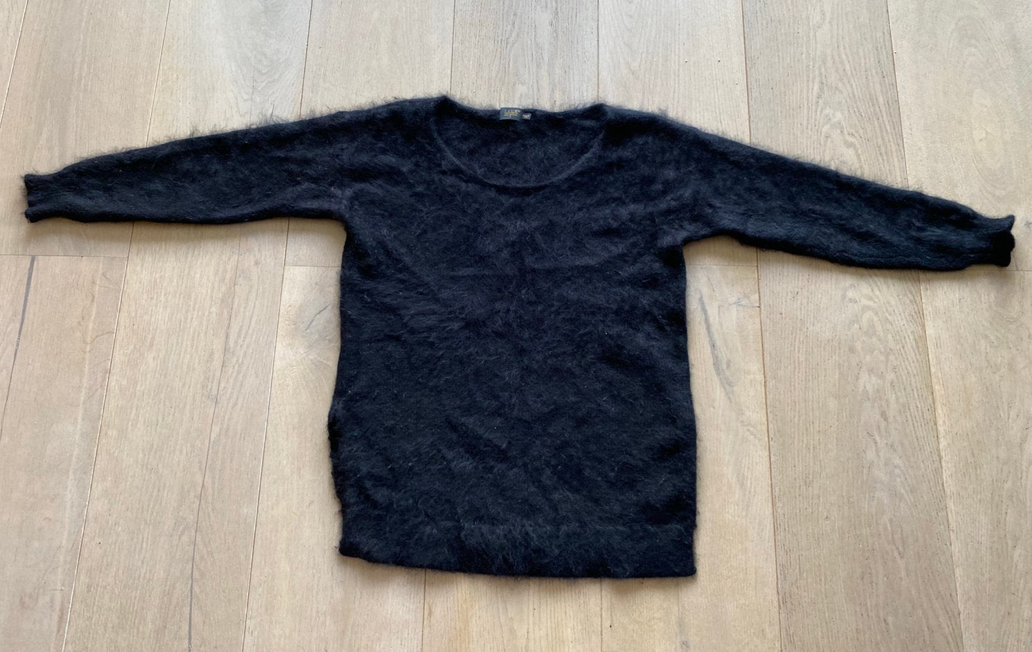 Pauw angora trui maat 1 S mohair, Ophalen of Verzenden, Zo goed als nieuw, Maat 36 (S), Zwart