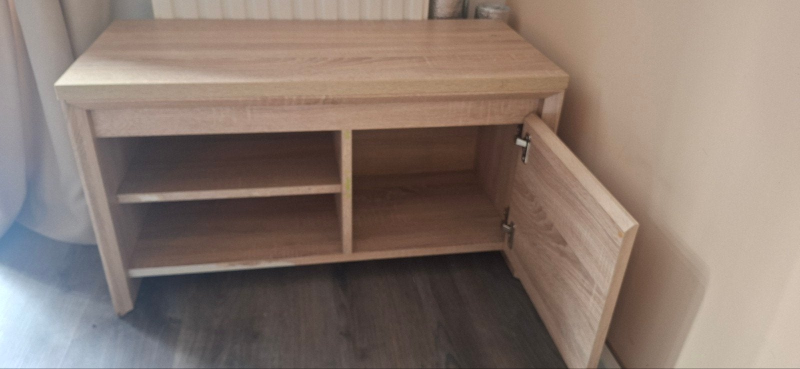TV-meubel / Dressoir / Bijzettafel - Licht Hout, Ophalen, Gebruikt, 50 tot 100 cm, Minder dan 100 cm