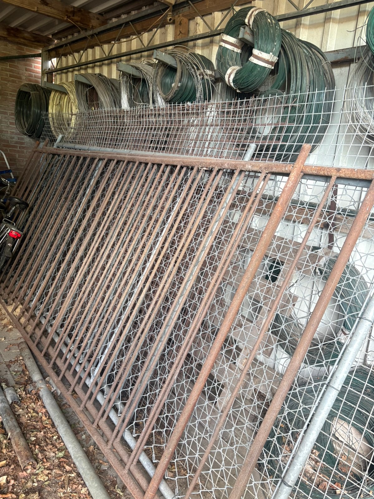 Diverse Stalen hekwerk, Tuin en Terras, Tuinhekken en Hekwerk, Ophalen, Gebruikt, IJzer, Sierhekwerk