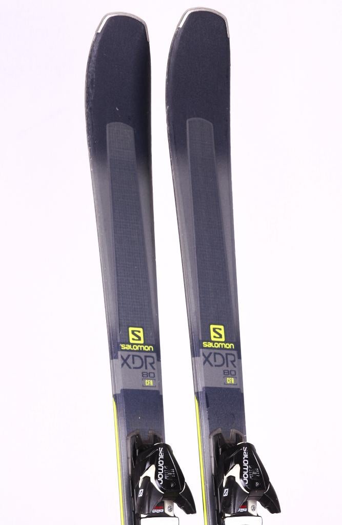 170 ski's SALOMON XDR 80 CFR, grip walk, Full woodcore, 160 tot 180 cm, Gebruikt, Carve, Skiën