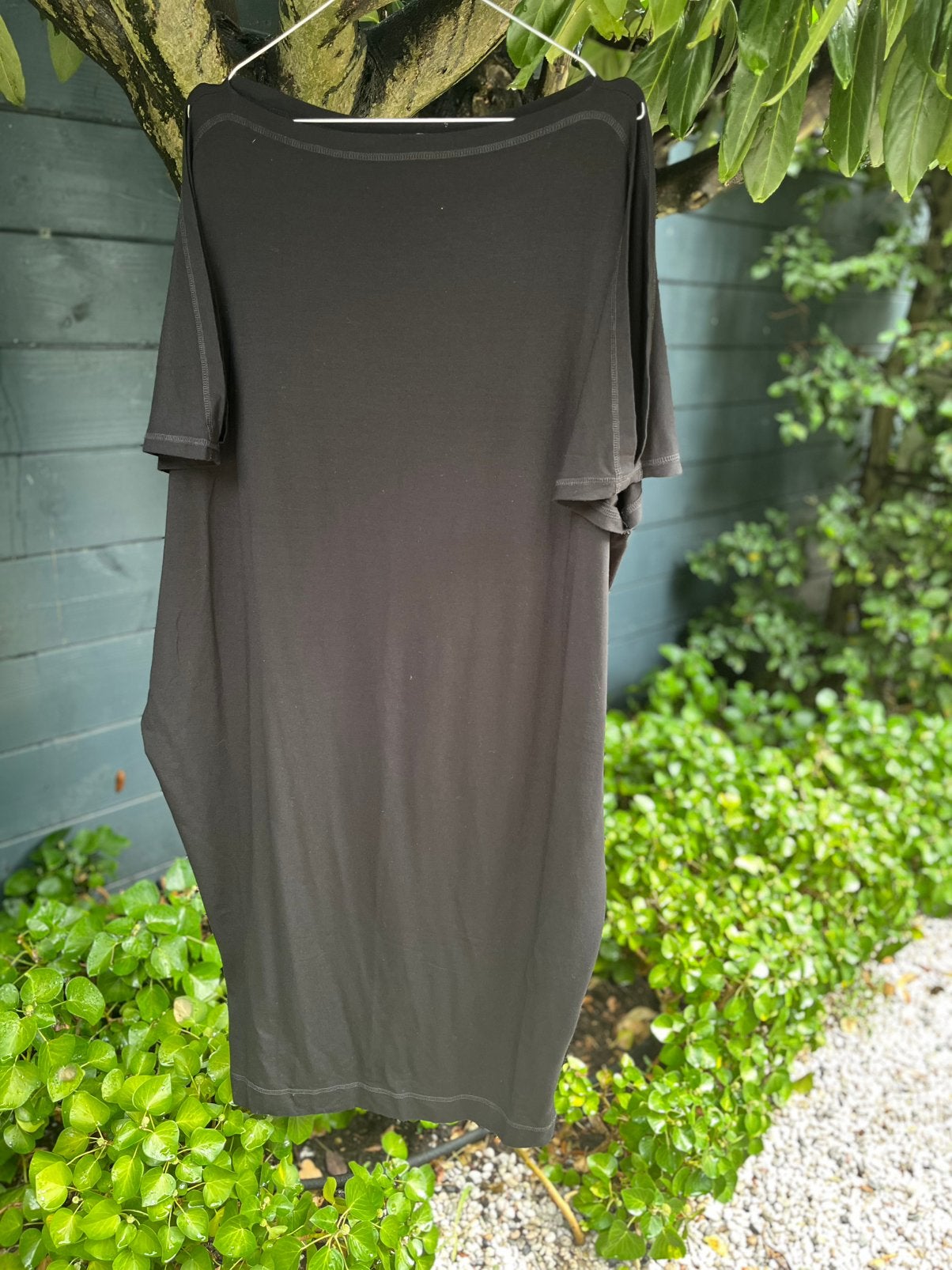 Cora Kemperman jurk, Kleding | Dames, Verzenden, Zo goed als nieuw, Zwart, Onder de knie