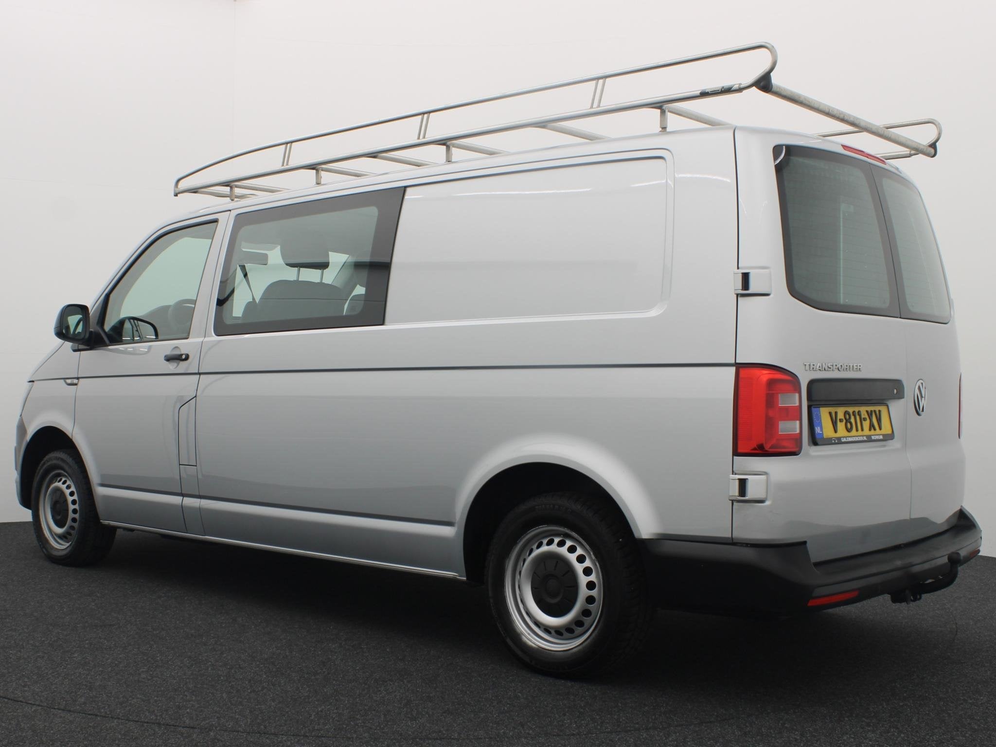 Volkswagen Transporter 2.0 TDI L2H1 DC 6 PERS / TREKHAAK / 1, Auto's, Voorwielaandrijving, 4 cilinders, Volkswagen, Bedrijf
