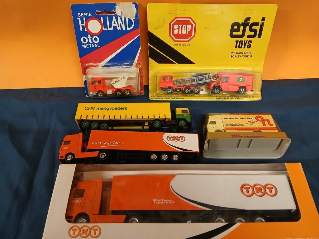 4 x EFSI + 2 x Holland Oto, Hobby en Vrije tijd, Modelauto's | 1:87, Ophalen of Verzenden, Nieuw, Bus of Vrachtwagen, Efsi
