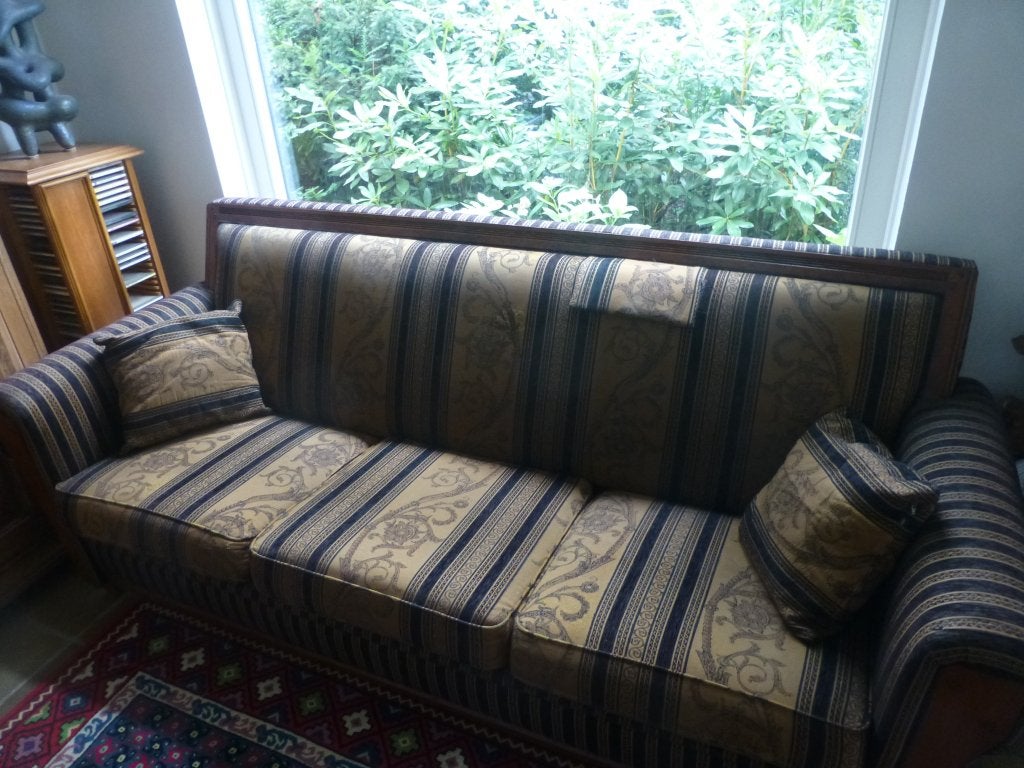 Schuitema driezitsbank model Hector., Huis en Inrichting, Ophalen, Overige materialen, Gebruikt, 75 tot 100 cm