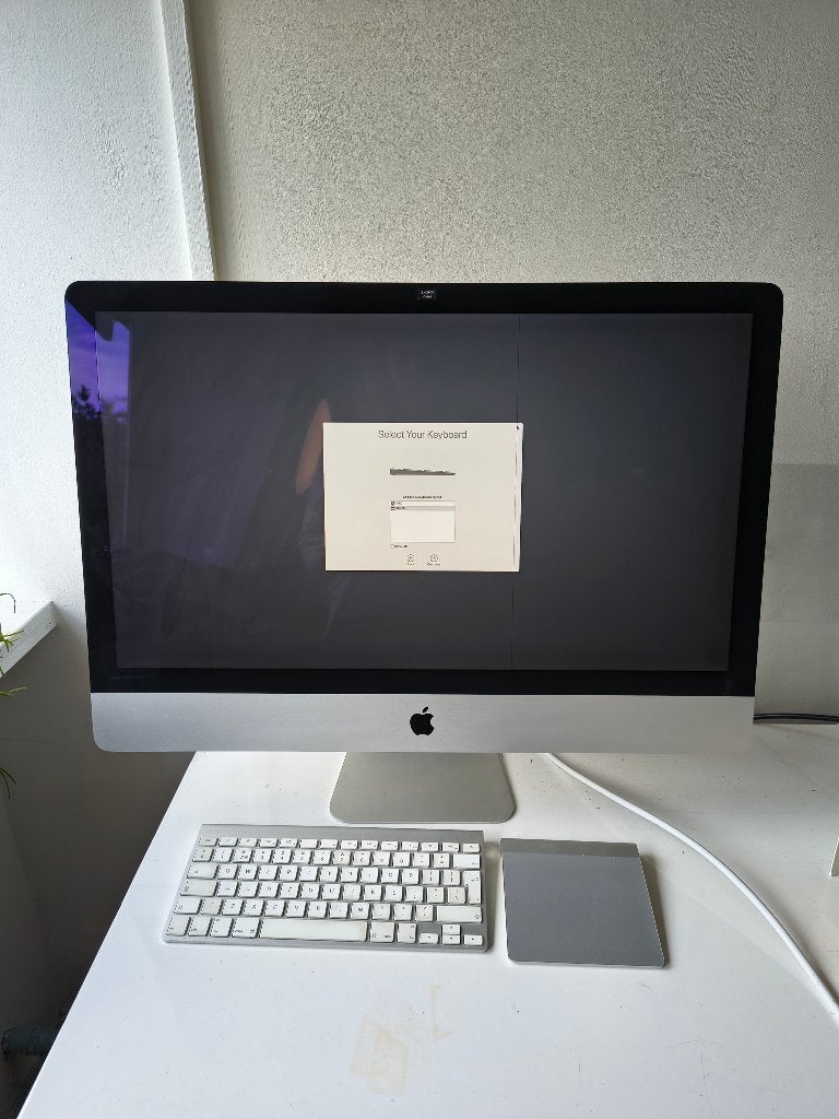 27-inch iMac (Late 2013) - geüpgraded - licht schermdefect, Ophalen, Gebruikt, 32 GB, SSD